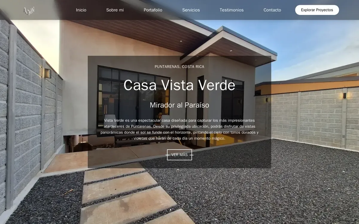 Website of architect AJ-MN
